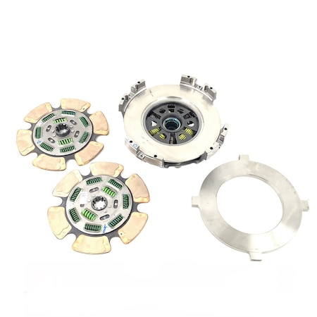 Eaton Clutch, Heavy-Duty, Ever Tough Manual Adjust, 15.5 In., 2 In.-10 Spline 108935-91AM